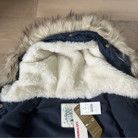 J. Crew Boy's XS (4/5) Primaloft Parka in Navy